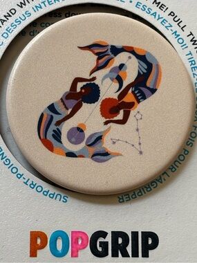 NWT PopGrip Be Rooted Pisces Popsocket